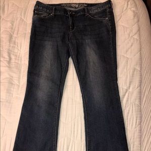 Express jeans “barely boot” size 12 R